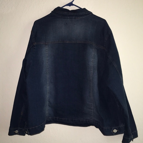 New Look Blue Jean Jacket 3x - Picture 2 of 3
